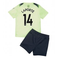 Dres Manchester City Aymeric Laporte #14 Rezervni za djecu 2022-23 Kratak Rukav (+ kratke hlače)